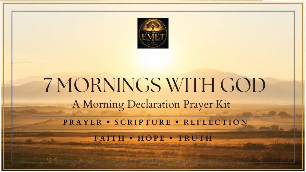7 Mornings With God: A Morning Declaration Prayer Kit — cover